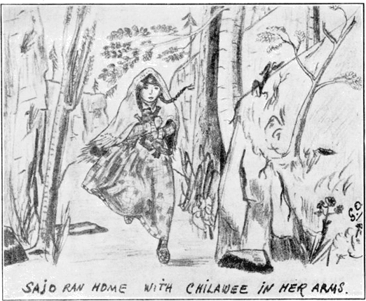 Прегърнала бобърчето, Сейджо се завтече обратно към къщи sajo08.png