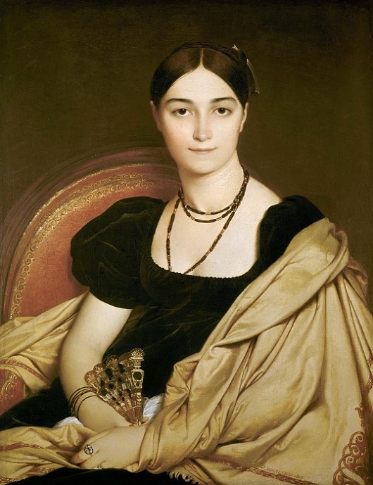 Мадам Дьовосе 1807 г. Масл. бои, платно, 80 x 62 см. Шантий, Музей „Конде“. 10_diovose.jpg
