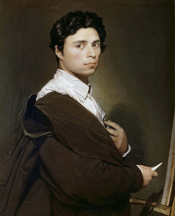 Автопортрет на 24-годишна възраст 1804 г. Масл. бои, платно, 78 x 62 см. Шантий, Музей „Конде“. 7_avtoportret.jpg