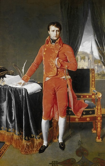 Наполеон като първи консул 1804 г. Масл. бои, платно, 226 x 144 см. Лиеж, Музей за изящни изкуства. 8_konsol.jpg