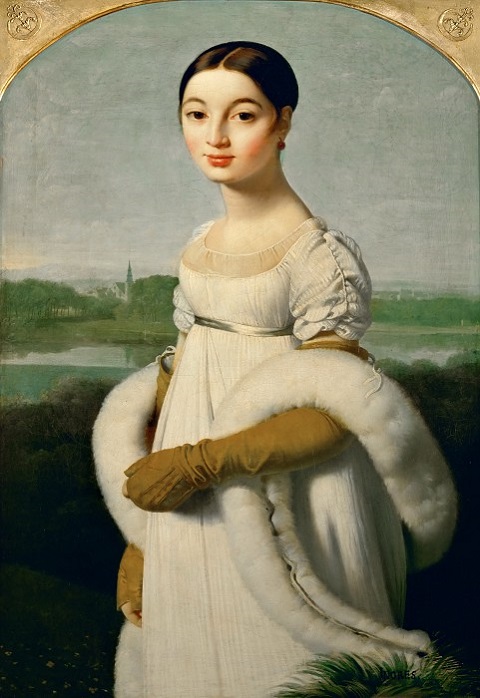 Госпожица Ривиер 1805 г. Масл. бои, платно, 100 x 70 см. Париж, Лувър. 9_rivier.jpg