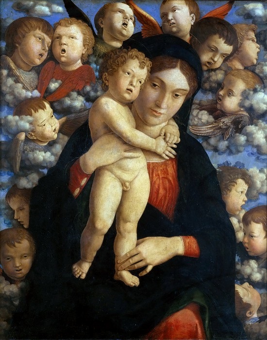 Богородица с Младенеца и херувими 1485 г. Темпера, дърво, 89 x 71 см. Милано, Брера. 5_bogoroditza_mladenetz_heruvimi.jpg