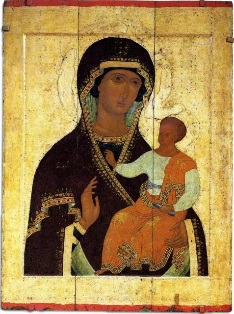 Богородица Одигитрия. Икона. 1502–1503 г. 142 x 106 см. Руски музей, Ленинград. 16_bogoroditza_odigitrija.jpg