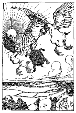 Илюстрация: Е. Бойд Смит Костенурката и гъските