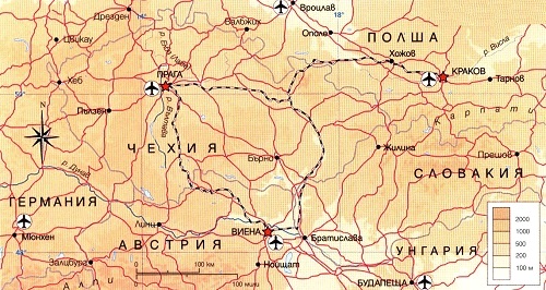 Австрия, Чехия, Полша, Словакия. 236_evropa.jpg