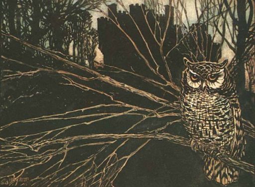 Илюстрация: Артър Ракъм (Arthur Rackham, 1920) Йоринда и Йорингел